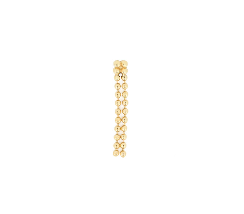 Double Bella Kite Threadless End in 14k Yellow Gold