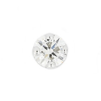 Threadless White Gold Diamond Prong End