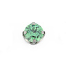 NeoMetal Titanium Prong Set Green CZ Threadless End