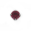 NeoMetal Titanium Prong Set Ruby CZ Threadless End