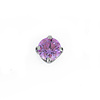 NeoMetal Titanium Prong Set Purple CZ Threadless End