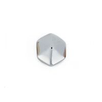 Hex Stud Threadless End in 14k Gold