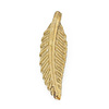Tawapa Long Leaf Threadless End in 14K Gold