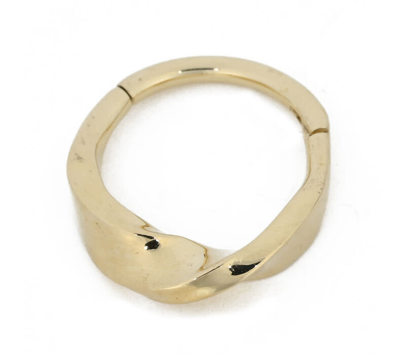 16G London Clicker in 14K Yellow Gold