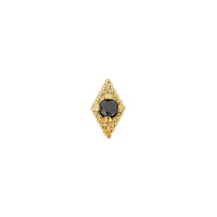 Luck Threadless End in 14K Gold with Diamond