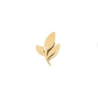 Rise Threadless End in 14K Gold