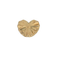 Heart Shine Threadless End in 14K Gold