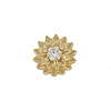 Tether Dahlia Diamond Threadless End in 14K Gold