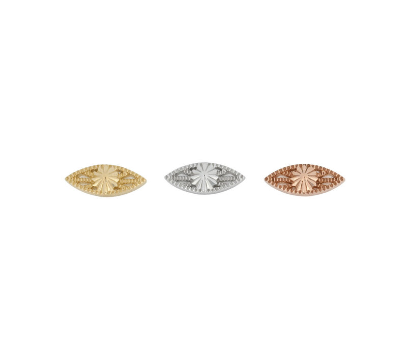 Mati Threadless End in 14K Gold