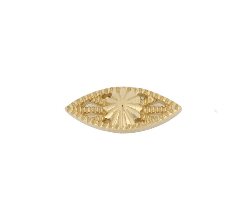 Mati Threadless End in 14K Gold