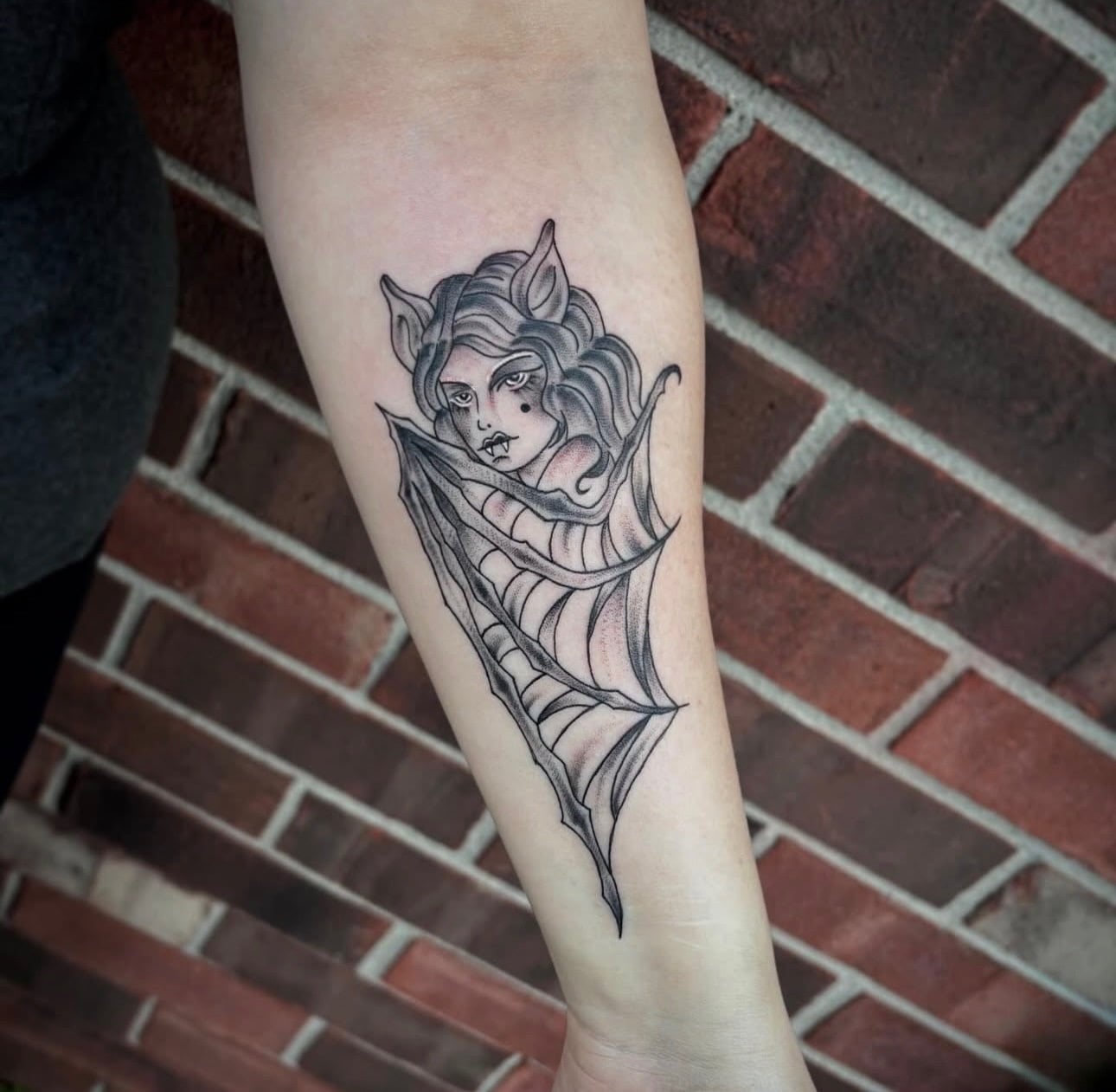 Taylor bat and spiderweb tattoo portfolio