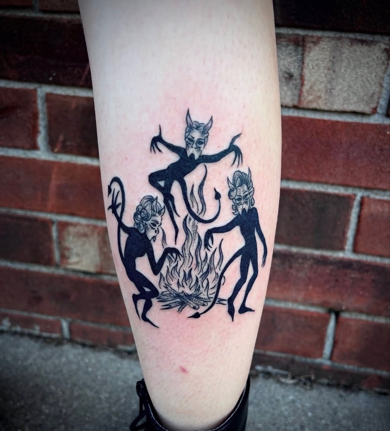 Taylor dancing devils tattoo portfolio