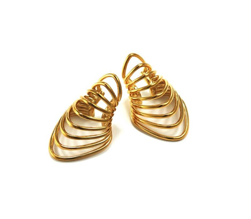 Warrior Ear Cuff in Yellow Gold