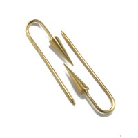 Pyramid Hook 10G in Yellow Gold