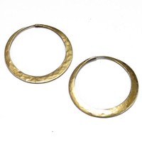 Small Classic Round Hoop in Yellow Gold