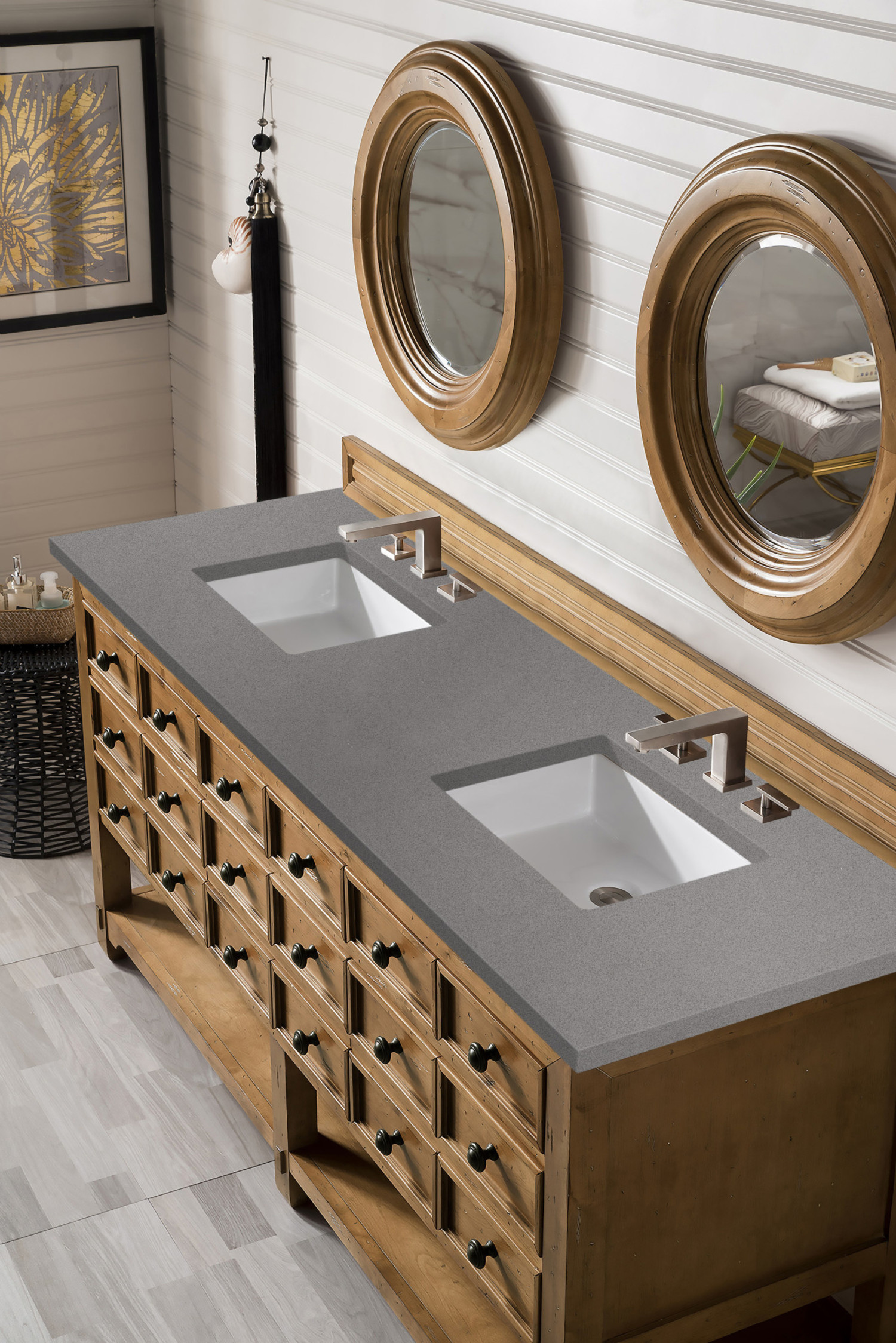 Malibu 72 Double Bathroom Vanity