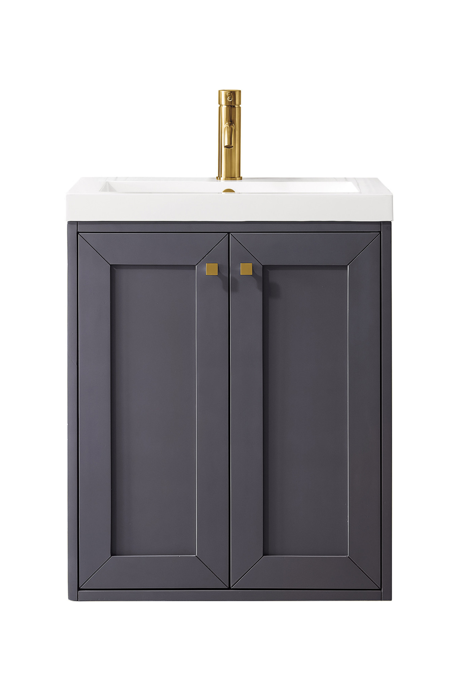 James Martin Chianti 24 Single Bathroom Vanity in Whitewashed