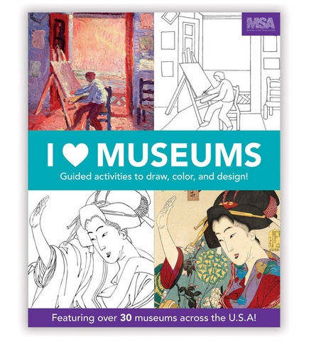 I Heart Museums Activity Book by Mudpuppy