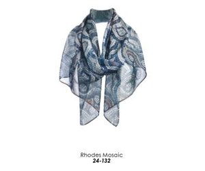 Fox u0026 Chave Chiffon Scarf, Rhodes Mosaic - Maryland Center for History and  Culture
