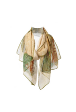 Fox & Chave Fox & Chave Chiffon Scarf, Pompeii Young Girl
