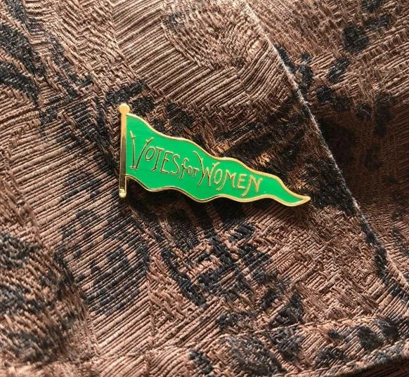 Votes for Women Pennant Lapel Pin