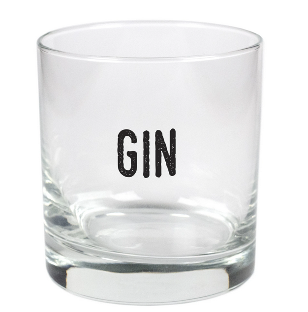 Gin- 11oz Stylized Rocks Glass