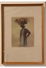 Charleston Flower Seller by Elizabeth Verner Framed Prints