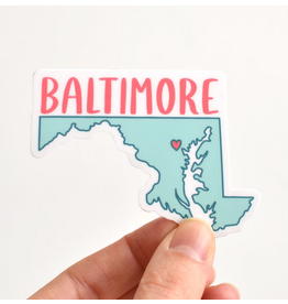 Row House 14 Baltimore Vinyl Sticker