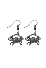 Pewter Crab Earrings