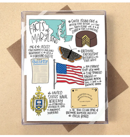 Allport Editions Maryland Facts Notecards, Boxed