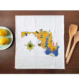 Allport Editions Hello Maryland Tea Towel