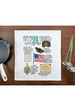 Allport Editions Maryland Facts Tea Towel