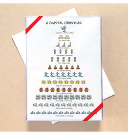 Allport Editions Coastal 12-Days of Christmas Card Set
