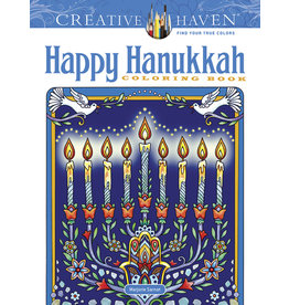 Creative Haven Happy Hanukkah Coloring Book (pb) - Sarnat