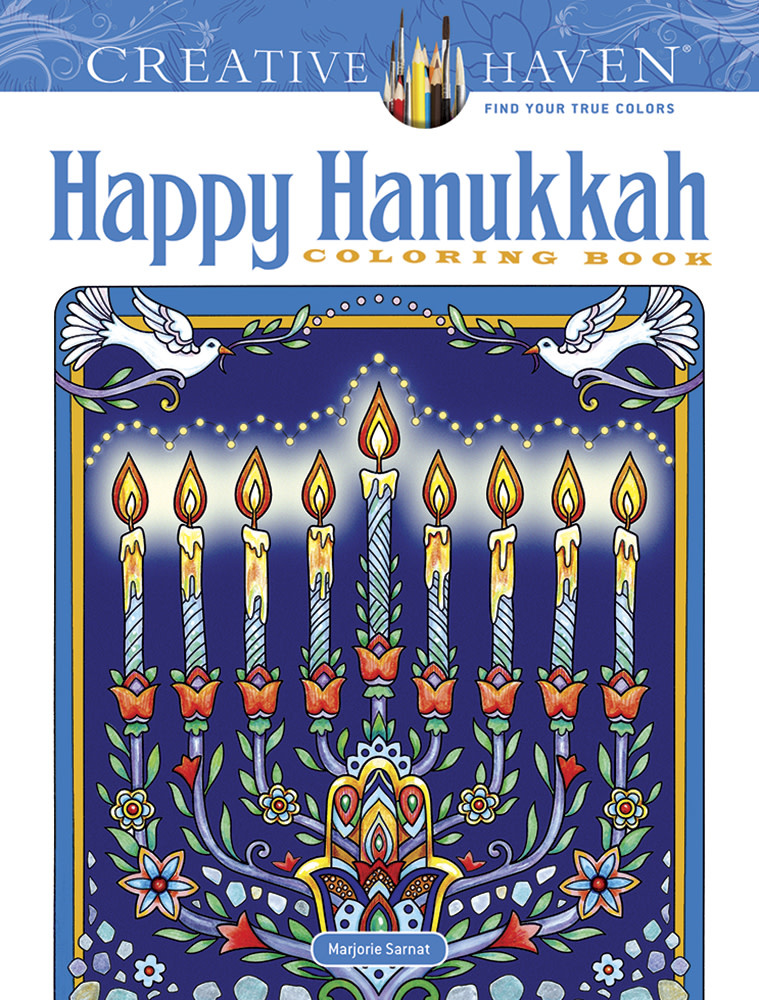 Creative Haven Happy Hanukkah Coloring Book (pb) - Sarnat