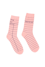 Out of Print Library Card: Pink Socks