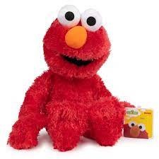 Elmo Plush 20in  50th Anniversary Take along Buddy