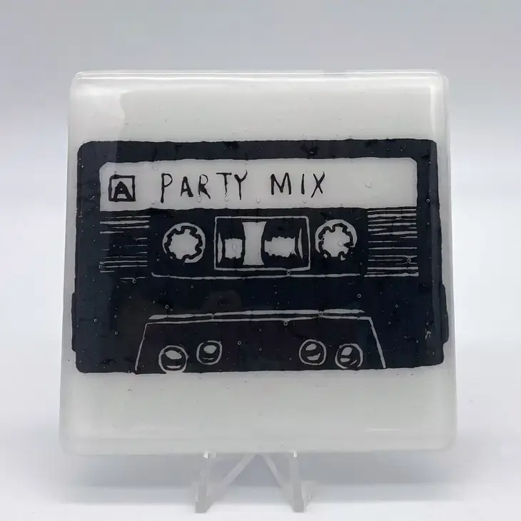 Cassette Party Mix Single Coaster