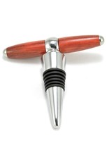 Corkscrew and Stopper Set, RedHeart Wood