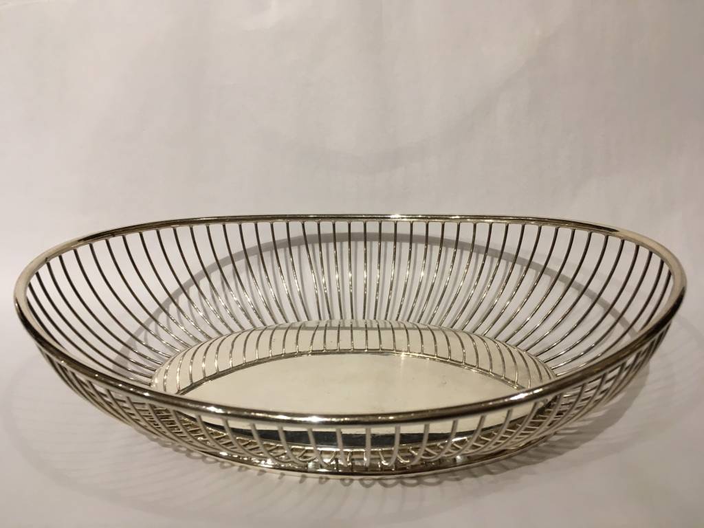 Gorham Silver Plated Bread Basket Maryland Historical Society