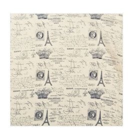 Two's Company Paris Postcard Scarf - Taupe