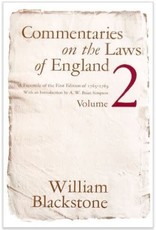 Commentaries on the Laws of England, Vol. 2 (Used)