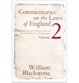 Commentaries on the Laws of England, Vol. 2 (Used)