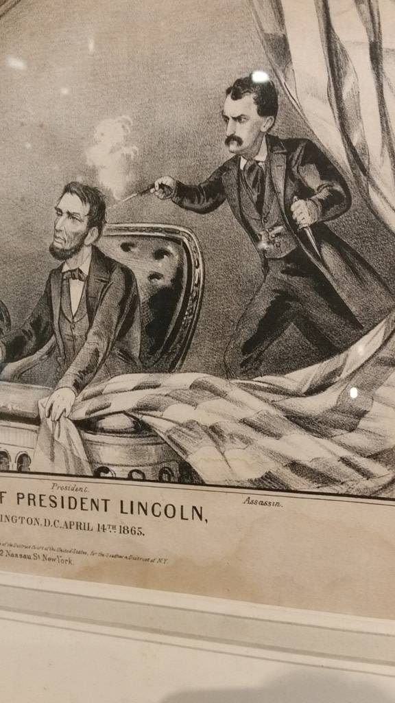 Framed Print The Assassination Of President Lincoln By Currier And Ives Maryland Historical 