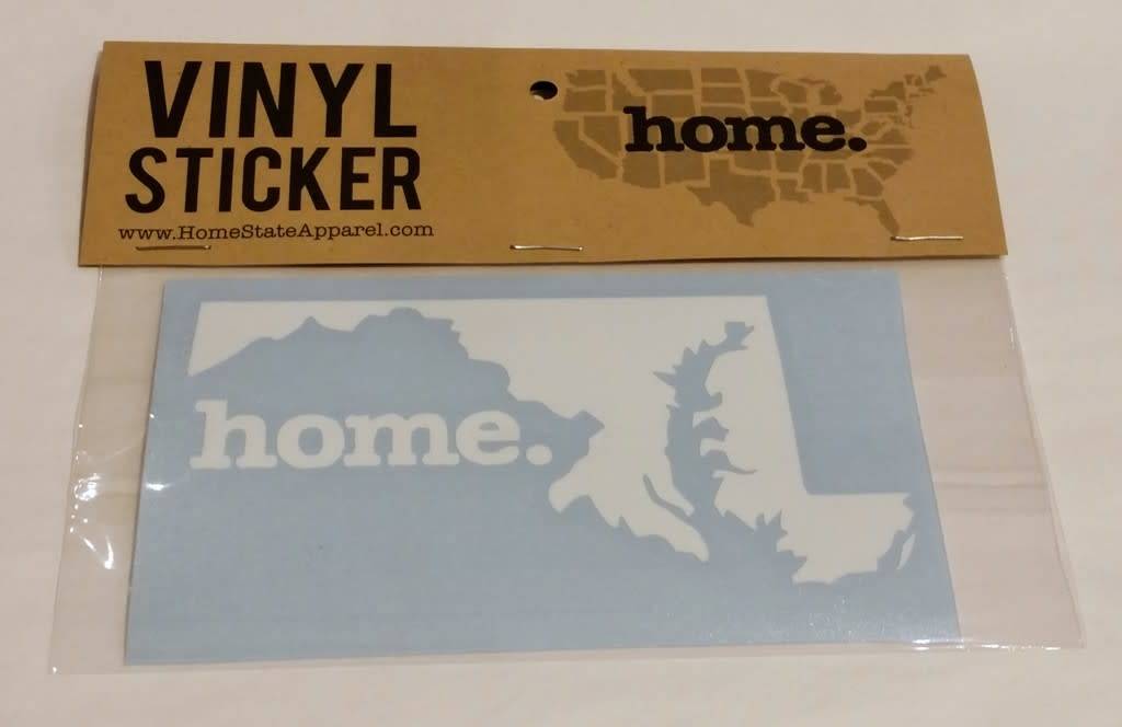 Home State Apparel Vinyl Decal Sticker-