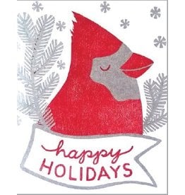 Single Card - Holiday Cardinal