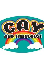 Gay and Fabulous Oval Button