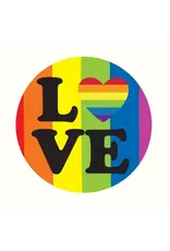 Jumbo Love Round Magnet