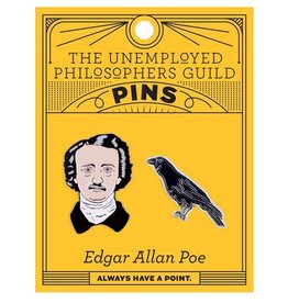 Edgar Allan Poe Enamel Pin, Set of 2