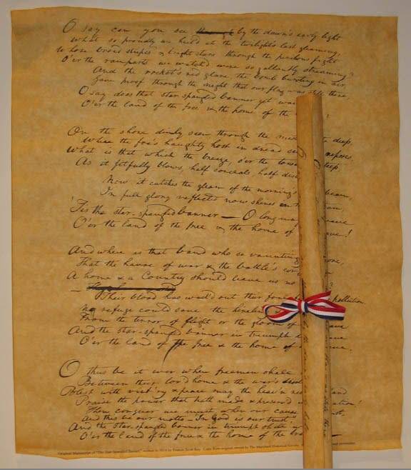 Historic Document - Star Spangled Banner